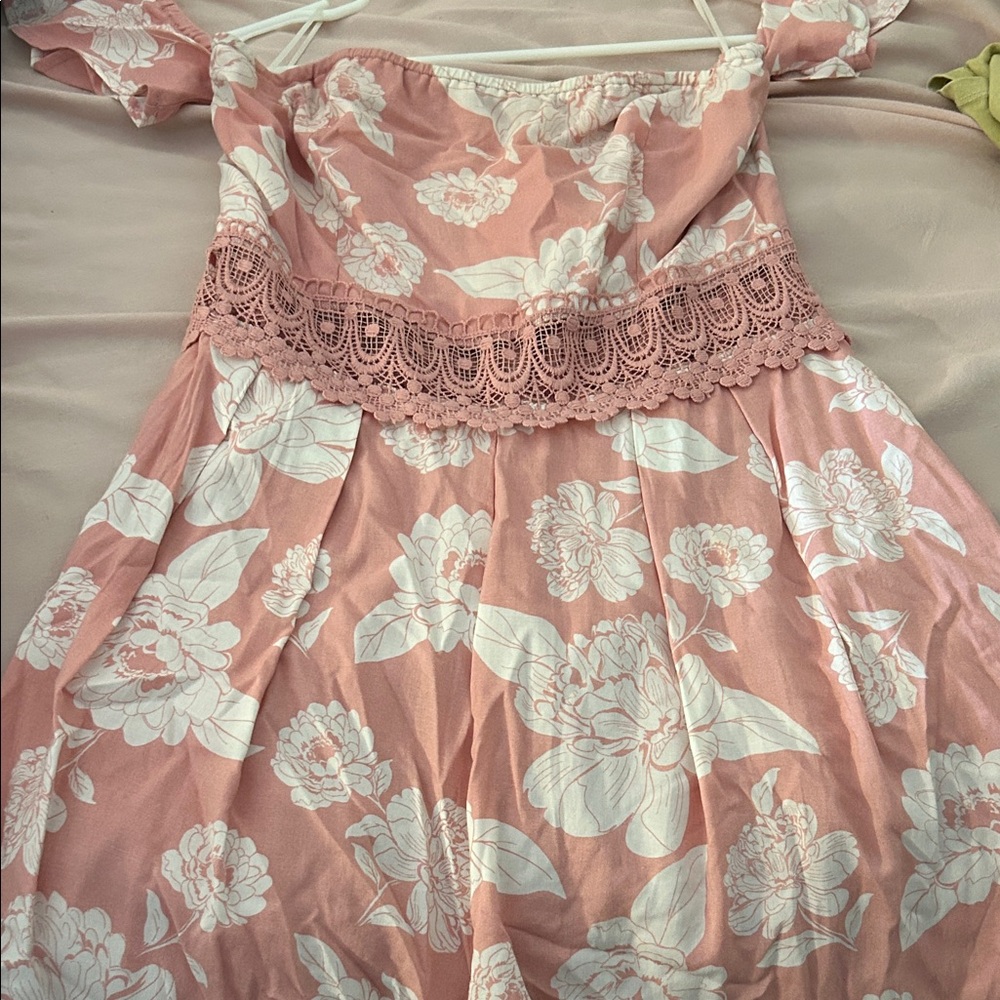 Love Tree Pink Floral Dress